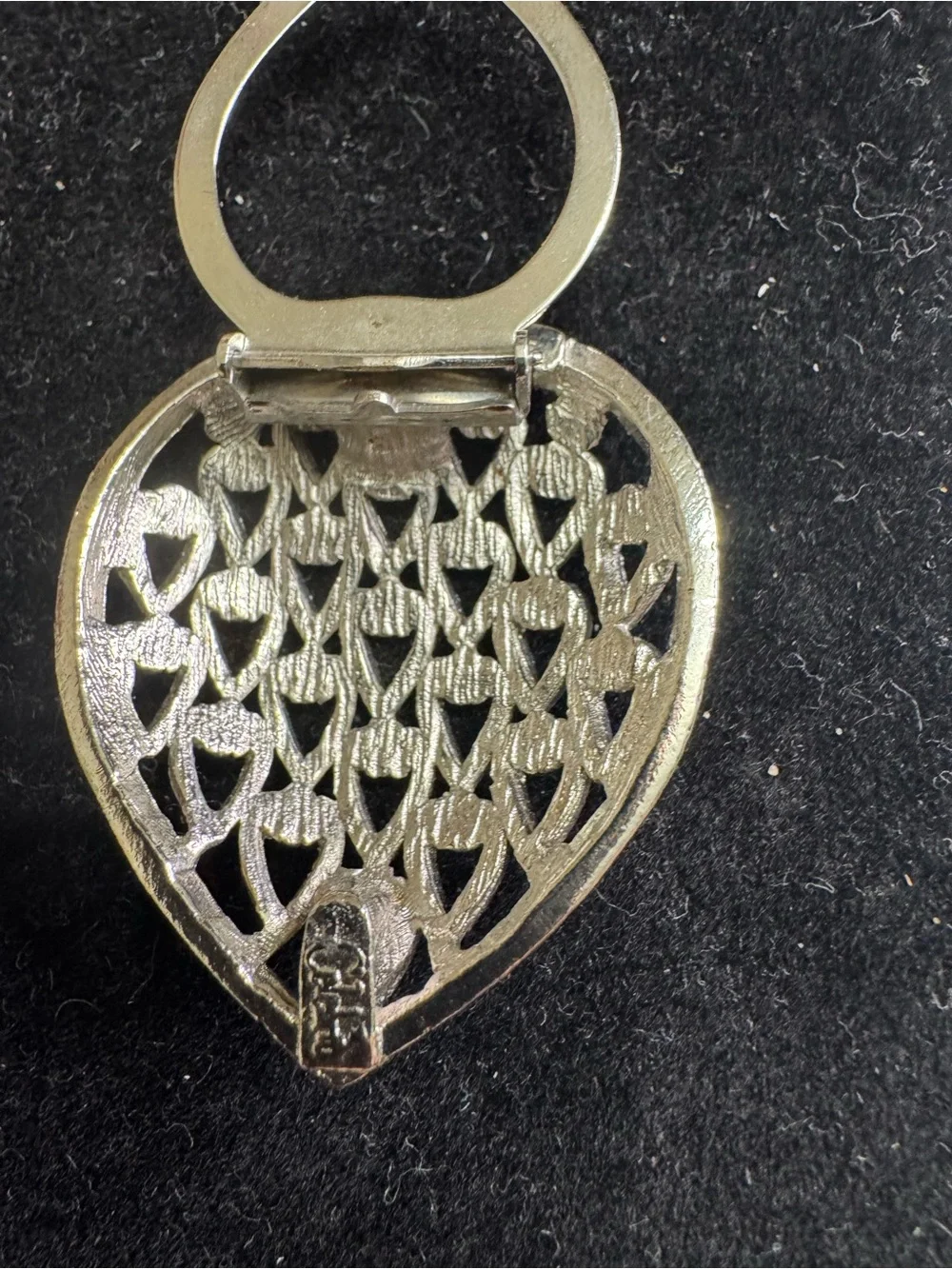 Vintage Celebrity Scarf Clip